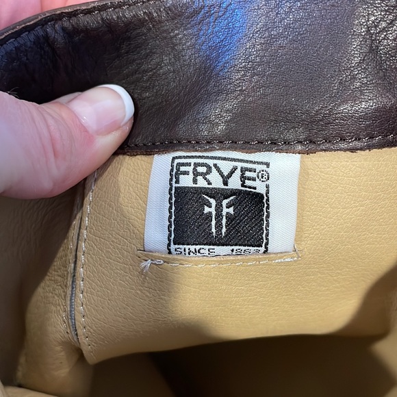 Womens Frye KneeHigh boot brown leather size 8B - Picture 4 of 7